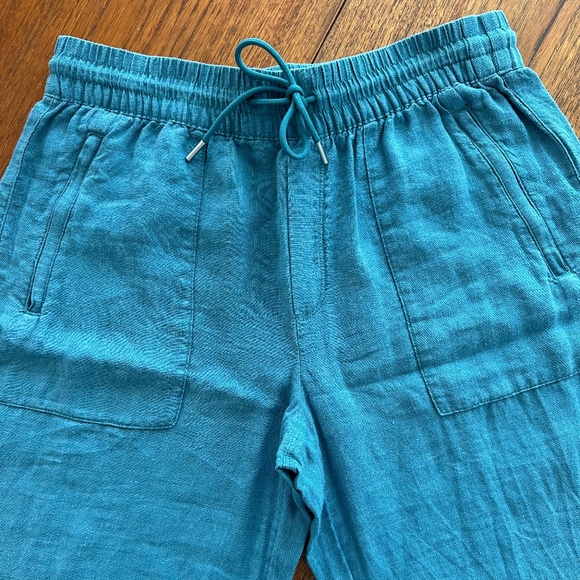 Athleta Retreat Linen Mid-Rise Wide-Leg Pant - EUC - Picture 7 of 7